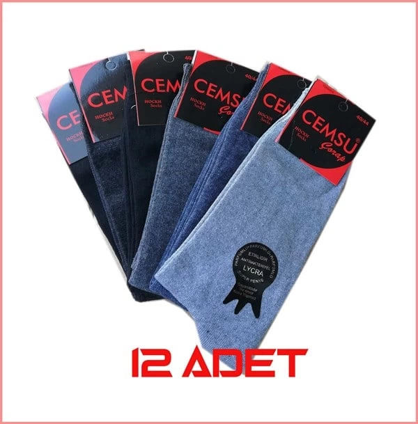Chaussettes pour hommes Cemsu, lot de 12