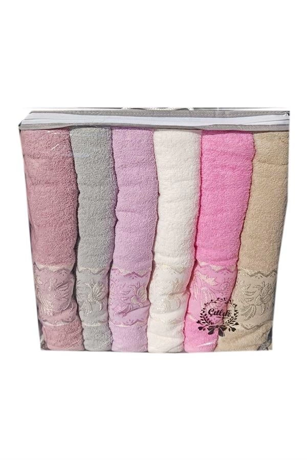 Cıtlık Flower Pattern Bath Towel