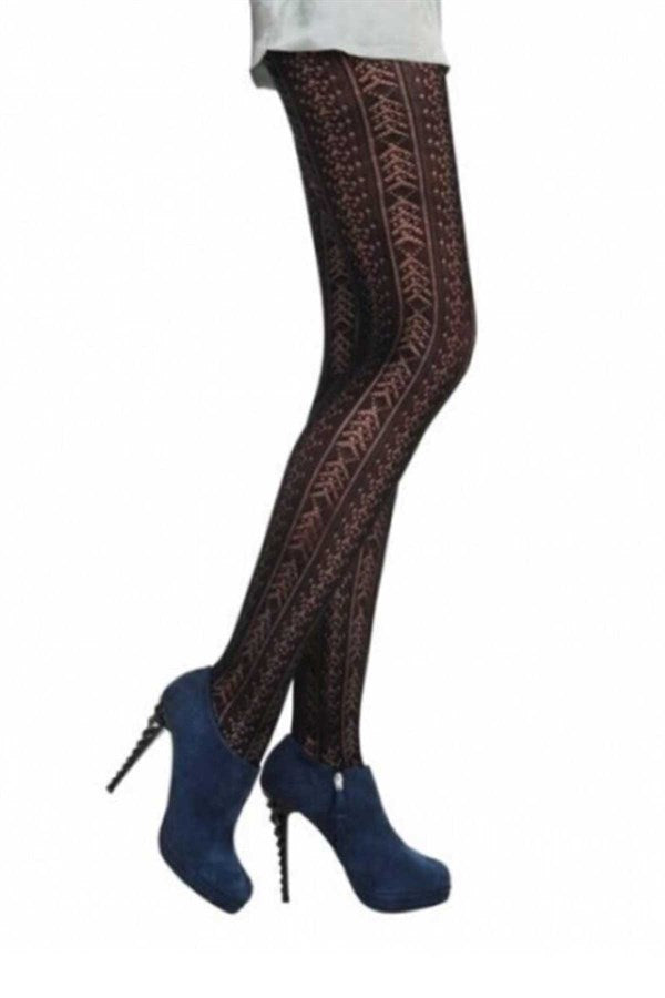 Daymod Women Amatista Micro Fishnet Patterned Tights 