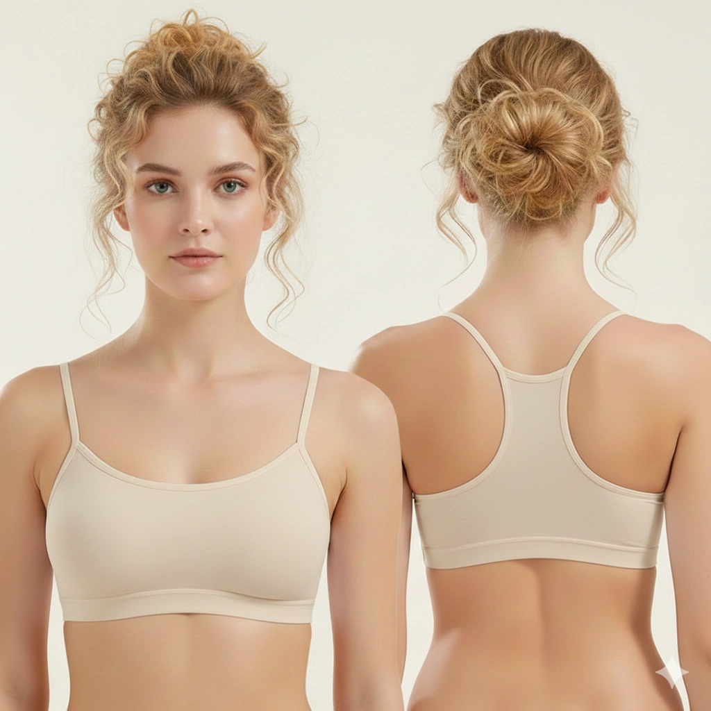 Dorya Combed Cotton Sports Bustier 1081