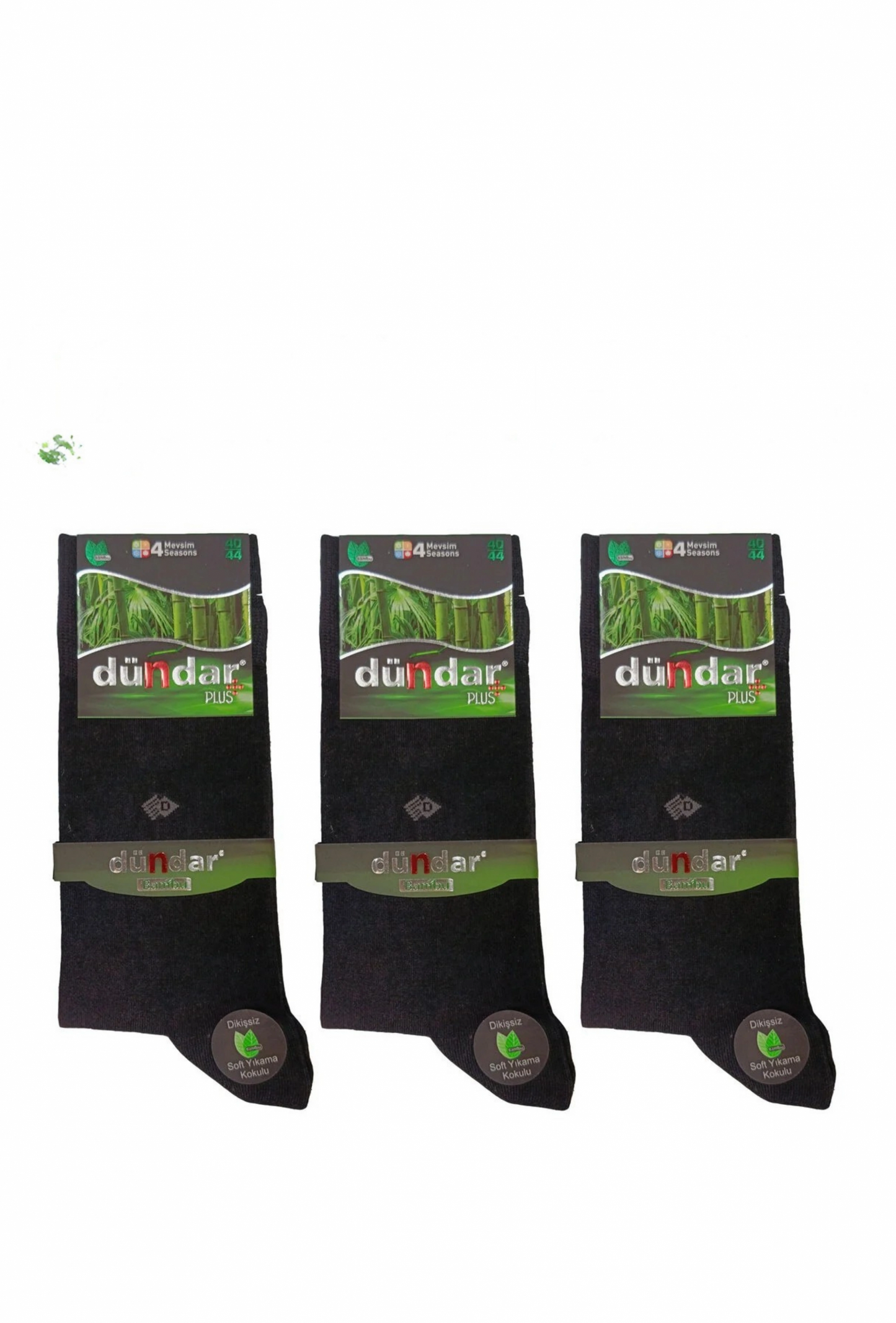 Chaussettes sans coutures en bambou pour homme Dündar, lot de 12