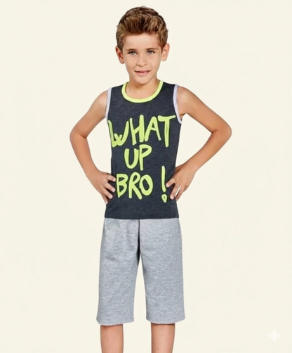 Boy's Bottom Top Capri Set 5323