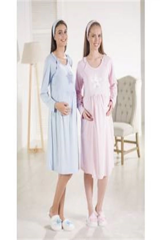 Estiva Soft Penye Lohusa Gecelik 17381
