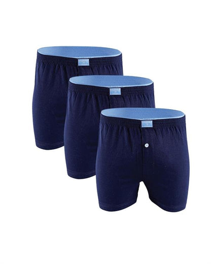 Huma One Men's Towel Waist Plain Boxer 3 Pieces 2174