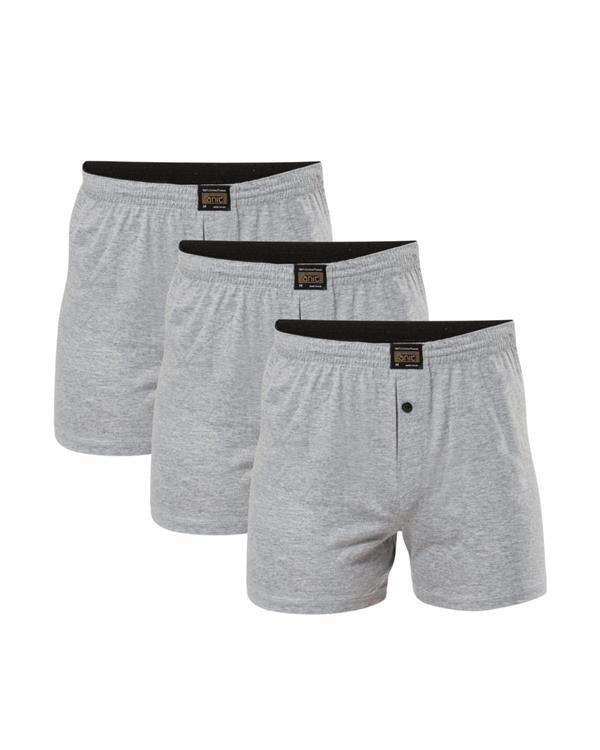 Huma One Men's Towel Waist Plain Boxer 3 Pieces 2174