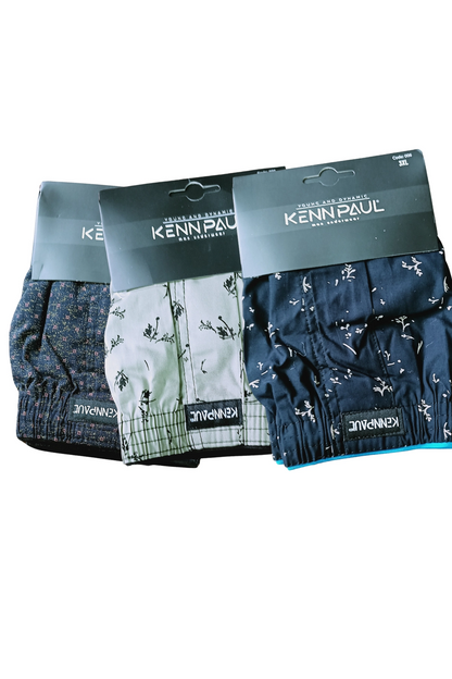 Kenpaul Poplin Erkek Boxer Battal Beden 3XL
