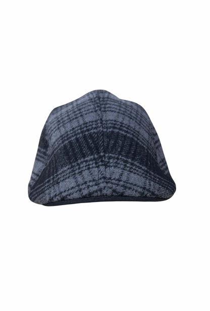 Kışlık Kulaklı Ekose Ördek Şapka Koyu Renk