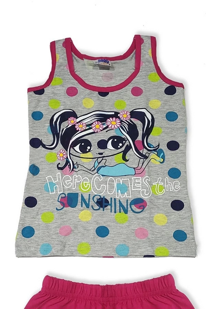 Kız Çocuk Şortlu Takım 6534