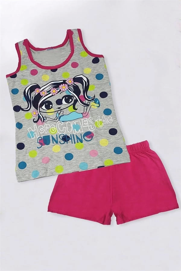 Kız Çocuk Şortlu Takım 6534
