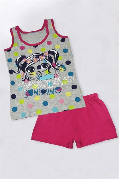 Kız Çocuk Şortlu Takım 6534