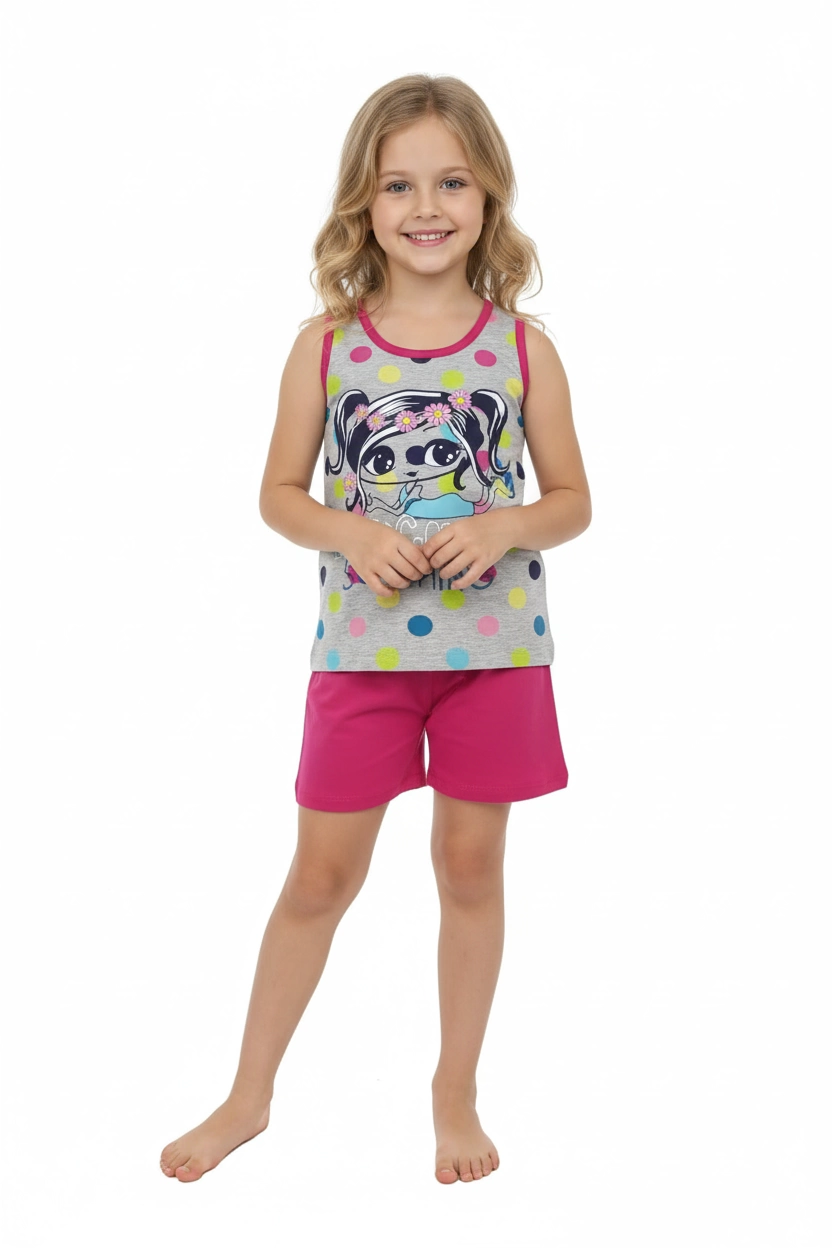 Ensemble short pour filles 6534