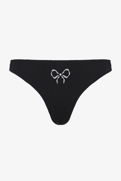 Kom Ribbon Fiyonk Baskılı 2'li Külot