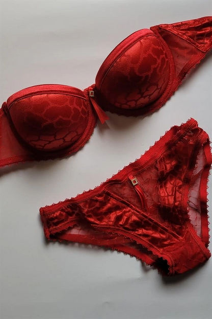 Ensemble soutien-gorge et culotte Le Jardin Magnolia Designer Fantasy 6034