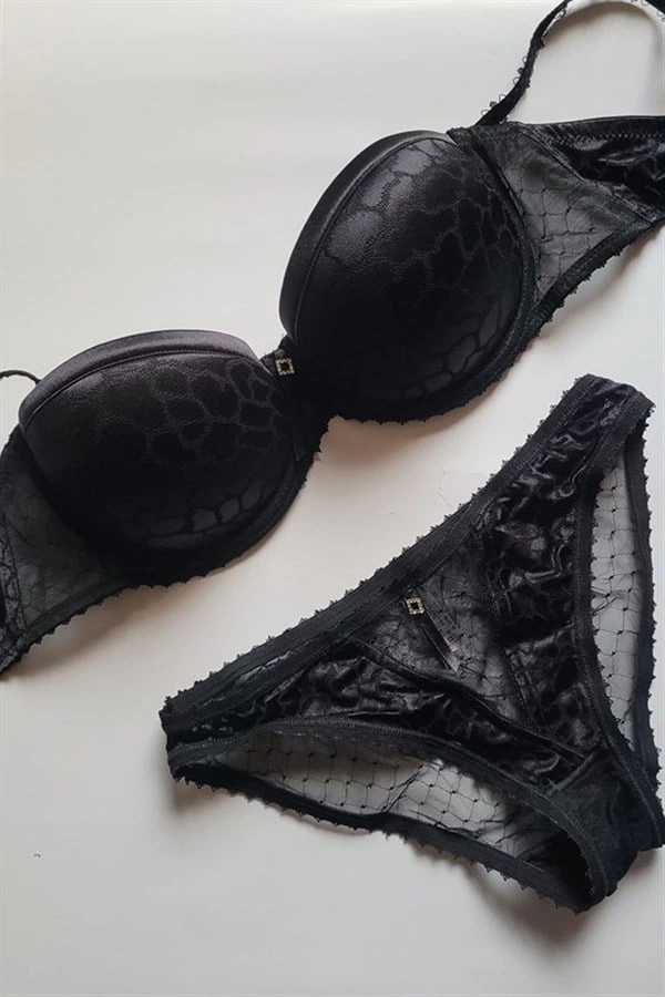 Ensemble soutien-gorge et culotte Le Jardin Magnolia Designer Fantasy 6034