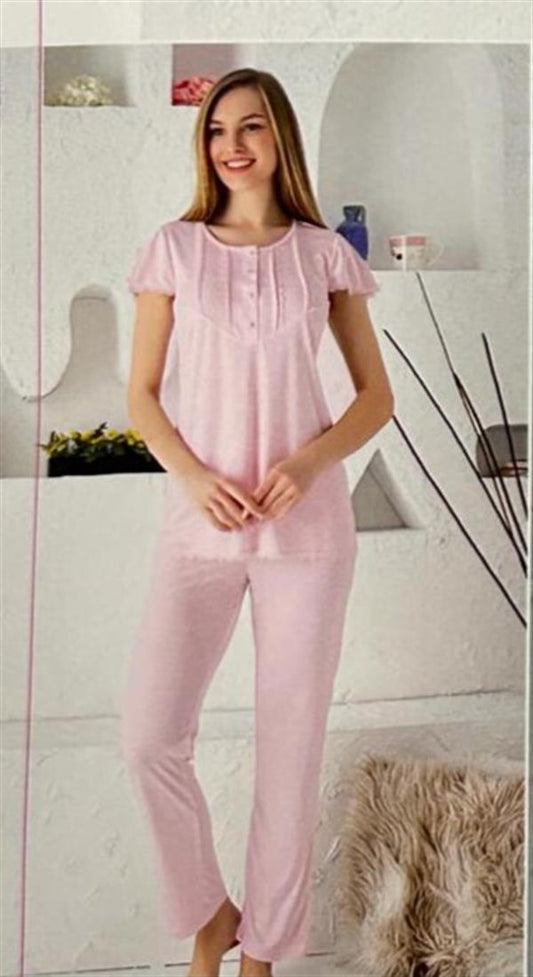 Limissi Kadın Pijama Takım 23404 Pembe