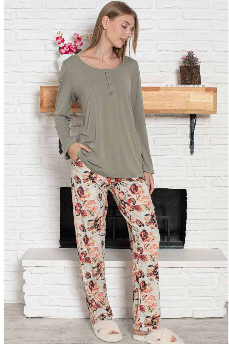 LİMİSSİ VİSKON PİJAMA TAKIMI