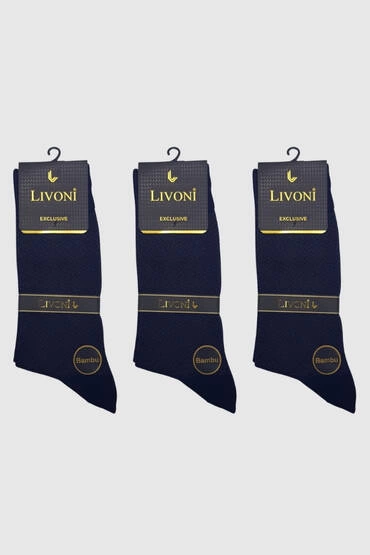 Chaussettes sans couture en bambou pour hommes Livoni