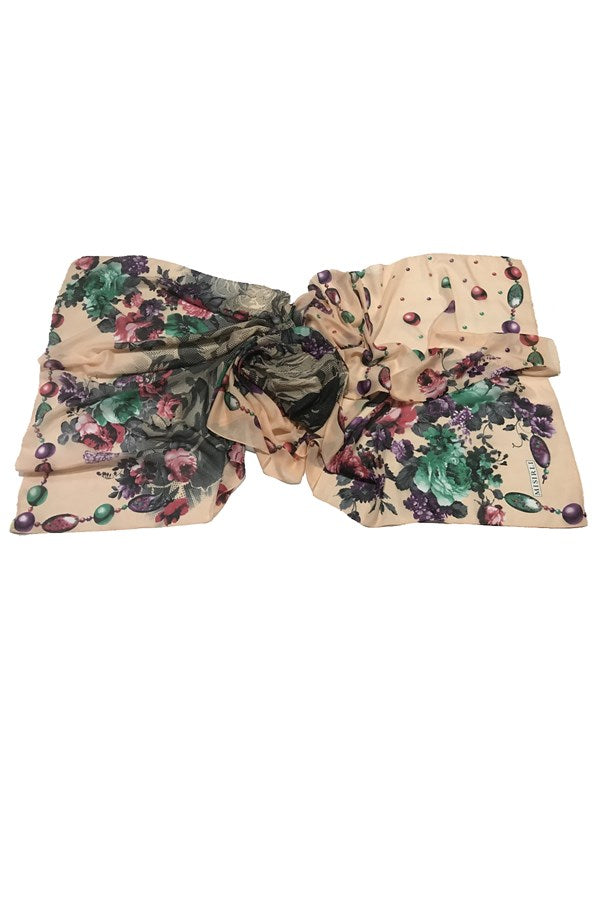 Mısırlı Alize Çiçek Desen Şal Desen 3