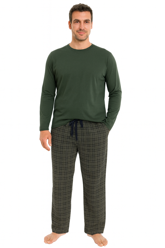 Pijalüx Erkek Ekose Desen Tek Alt 2911