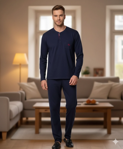 Pijalux Long Sleeve Men's Pajamas 2053