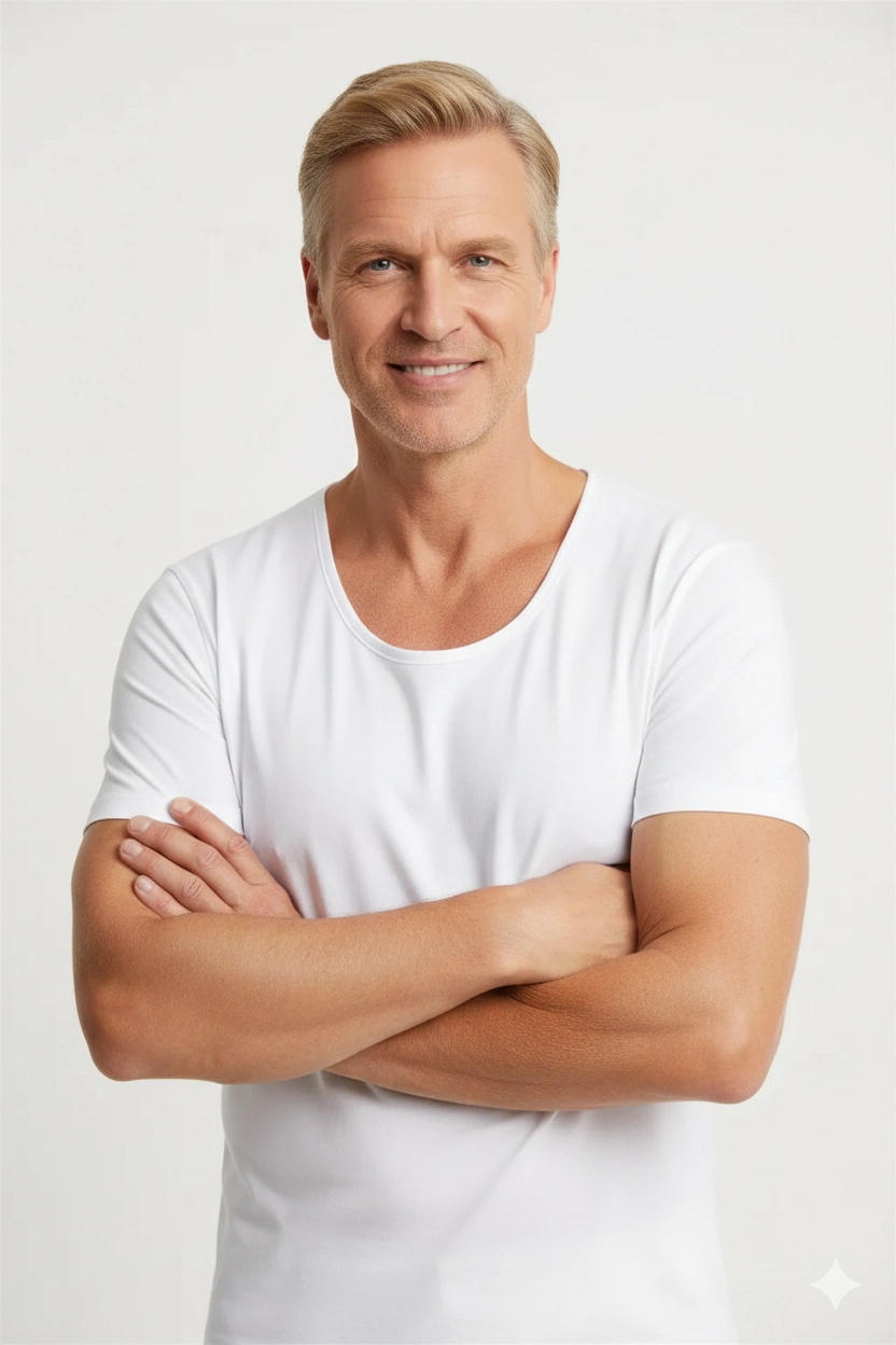 Şahinler Men's Short Sleeve Undershirt E001