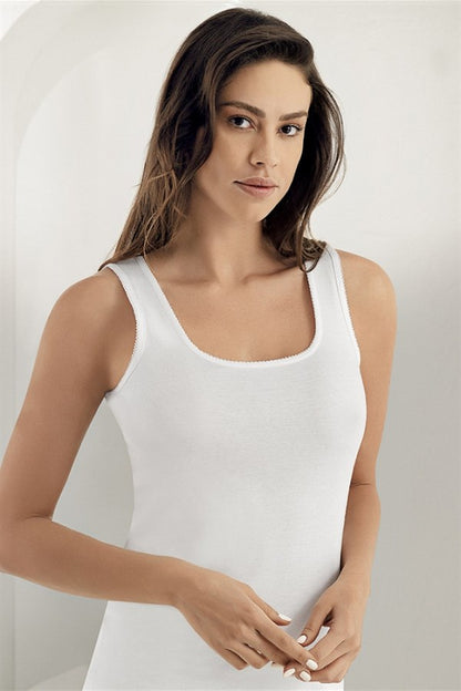 Şahinler Wide Strap Rib Undershirt B009