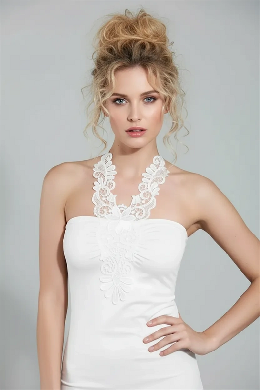 Şahinler Laced Strapless Undershirt B378