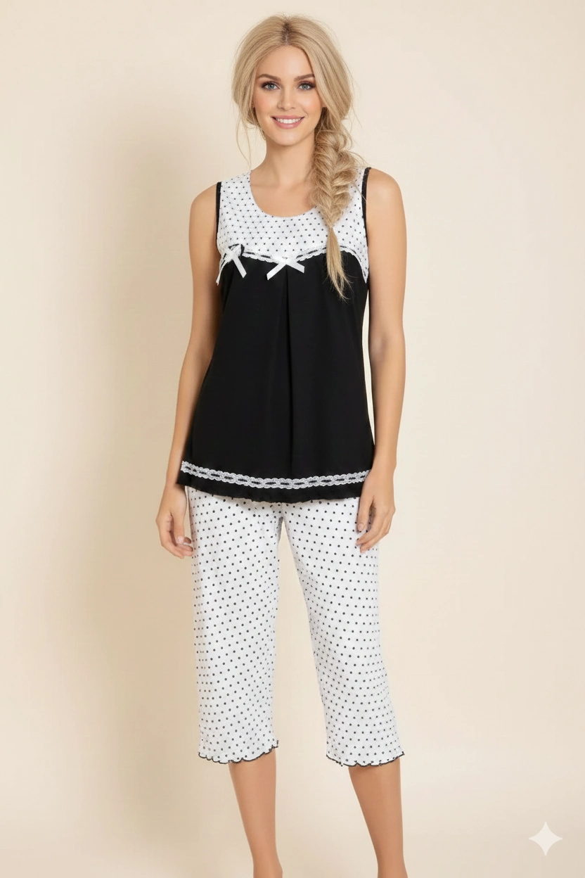 Şahinler Women's Six Point Summer Pajamas 21549