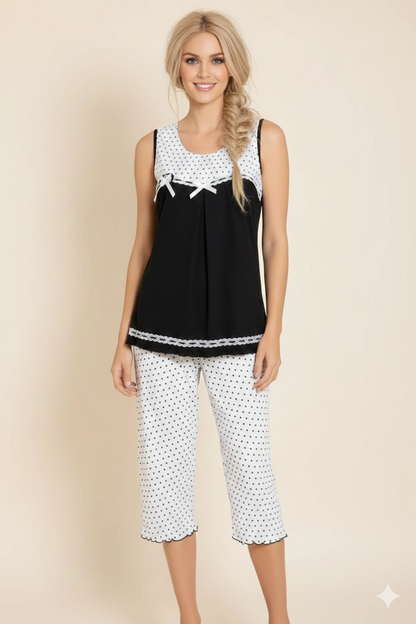 Şahinler Women's Six Point Summer Pajamas 21549