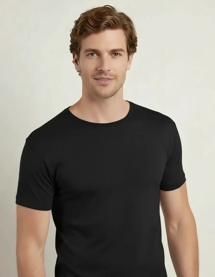 Şahinler Lycra Crew Neck Undershirt E069