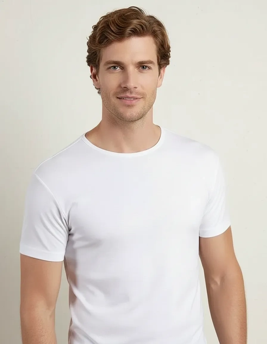Şahinler Lycra Crew Neck Undershirt E069
