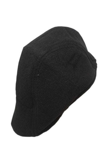 Kulaksız Siyah Kasket Şapka